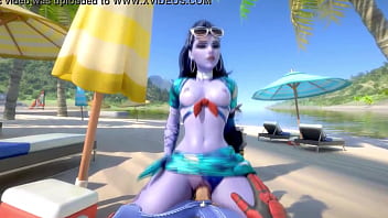 Widowmaker having fun in the sun Widowmaker having fun in the sun