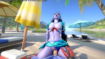 Widowmaker having fun in the sun