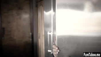 Sexy brunette fucked in an asshole