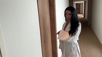 Chance meeting with my stepmom in the elevator led to hot