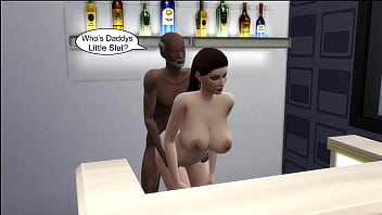 Melissa takes she daddy's huge cock