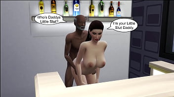 Melissa takes she daddy's huge cock