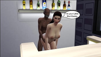 Melissa takes she daddy's huge cock