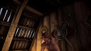 The dragon born & lydia a scene from skyrim special edition