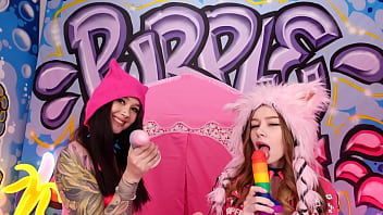 Purple Annelitt Enjoys Threesome thumbnail