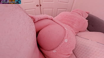 Stepbrother and stepsister playing around and having sex before trick or treating