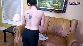 Skinny brunette hottie jae scott rides a cock in different deep positions