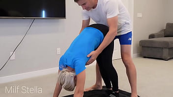 Yoga milf wants inner peace gets morning wood downward dicked e04