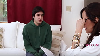Helpful therapist izi blu helps step son become less horny with constant sexposure Helpful therapist izi blu helps step son become less horny with constant sexposure