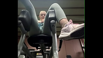 Public fucking in the gym