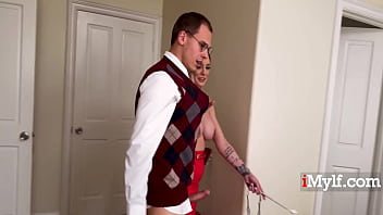 Busty teacher has unorthodox methods to teach students with a wandering brain Busty teacher has unorthodox methods to teach students with a wandering brain