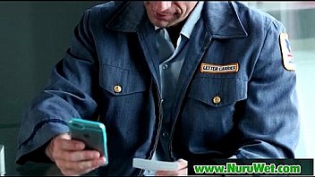 Pretty busty babe slippery sex 15