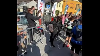 Waiting at the start of the marathon ready to get going ️how do you feel right before a big race #mara