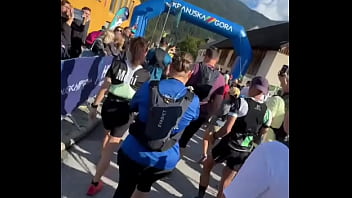 Waiting at the start of the marathon ready to get going ️how do you feel right before a big race #mara