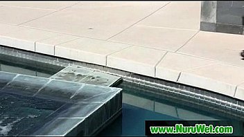 Nuru slippery massage with happy ending 10