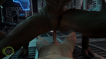 Human and tauren alien fuck