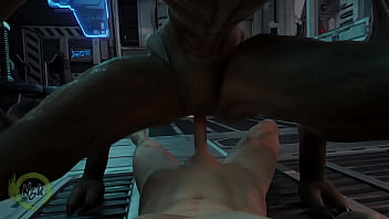 Human and tauren alien fuck