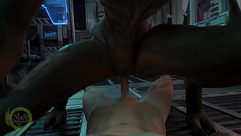 Human and tauren alien fuck