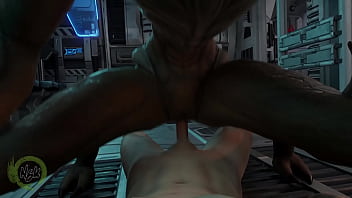 Human and tauren alien fuck