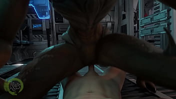 Human and tauren alien fuck