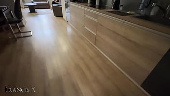 Blonde slut gets fucked hard while talking to her husband on the phone