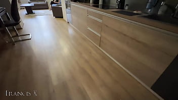 Blonde slut gets fucked hard while talking to her husband on the phone