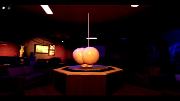 Biggest ass roblox white girl showing off poledancing