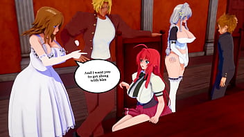 Hs dxd girls get pounded by dark skin man