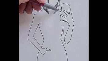 How to draw a beautiful girl simple pencil sketching video tutorial creative work