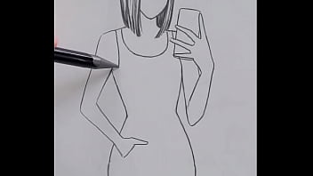 How to draw a beautiful girl simple pencil sketching video tutorial creative work