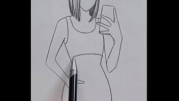 How to draw a beautiful girl simple pencil sketching video tutorial creative work