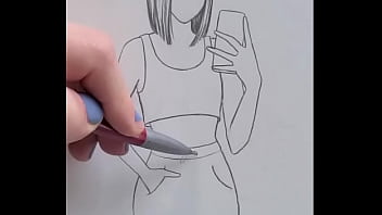 How to draw a beautiful girl simple pencil sketching video tutorial creative work How to draw a beautiful girl simple pencil sketching video tutorial creative work