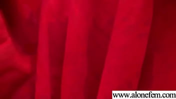 Hot babe girl masrturbate with toys on tape clip 03