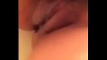 Asian girl masturbates creamy wet pussy with shower bottle