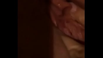 19 yo rubs wet pussy