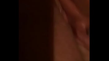 19 yo rubs wet pussy