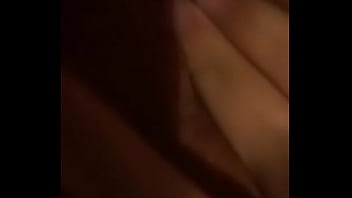 19 yo rubs wet pussy