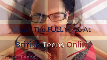 Hot british 18 year old fucks hard