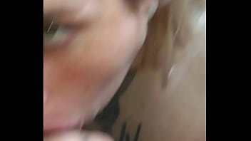 Deepthroat blonde make me blast his face suscribe coment like