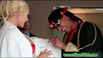 Horny masseuse gives nuru massage to horny client 07