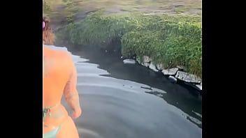 I’m about to get gangbanged by a bunch of icelandic guys just an update with my life view from our hot springs th