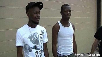 Blacks On Boys Bareback Gay Hardcore Fucking Video 01 thumbnail