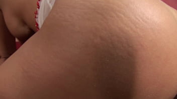 Crista moore is home alone and needs a big fat dick to suck on and fuck so she makes a