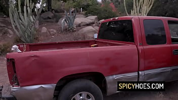 Horny wife needs both bbcs to get in her pussy and ass while her hubby is at work