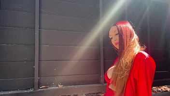 European stepmom artemisia love outside solo sesh