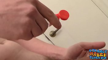 Cute Straight Dude Jerks Off And Cums thumbnail