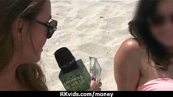 Slutty amateur babe is paid cash from some crazy public sex 26