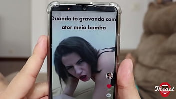 Boquete e footjob da minha meia irmã putinha barata