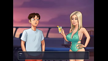 Summertime saga cap 64 follando con mi amiga rubia en un yate