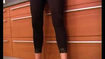 Home gf at the kitchen